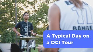 DCI Tour Day in the Life  Bluecoats 2017 [upl. by Atilal241]