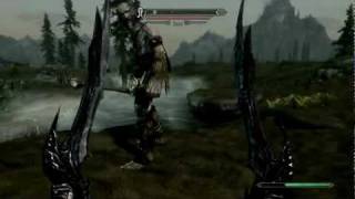 1080pSkyrim Best Weapon in game [upl. by Sutit]