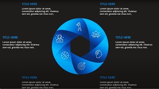 Circular Infographic Animation Tutorial  Step by Step PPTGraphiks ppt animation microsoft [upl. by Raoul]