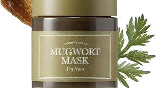 Im from Mugwort mask Review koreanskincare Imfrom [upl. by Grosz]