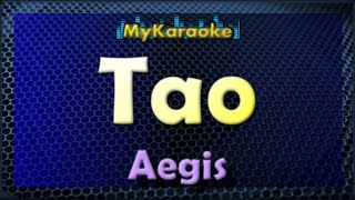 TAO  Karaoke version in the style of AEGIS [upl. by Felita]