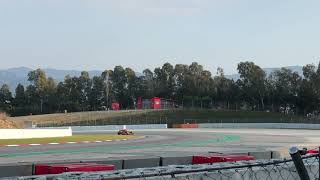 2019 F1 Testing Barcelona outside of Turn 3 [upl. by Aisetal600]