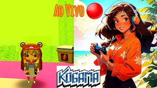 Live de KoGaMa  JOGANDO MAPAS ALEATÓRIOS NA PLATAFORMA Parkour Cube Gun e PVP LiveFérias [upl. by Yerfoeg]