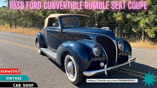 1938 Ford Convertible Coupe Rumble BAT [upl. by Berkly]