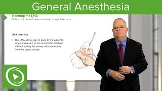 General Anesthesia – Anesthesiology  Lecturio [upl. by Lesli]