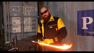 How to Light and Set a Neutral Flame with a Gas Cutting Torch [upl. by Introk324]