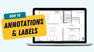 Add Annotations and Labels to Floor Plans  RoomSketcher App [upl. by Marih754]