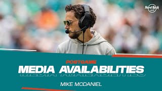 Coach Mike McDaniel meets with the media after JAXvsMIA  Miami Dolphins [upl. by Ailsun]