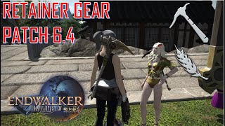 Final Fantasy XIV  Miner amp Botanist Retainer Gear Guide Patch 64 [upl. by Sinnaiy]