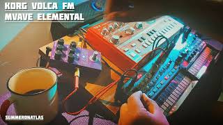 Coffee and Space Ambient Jam 21 korg volca fm synth [upl. by Zachery]