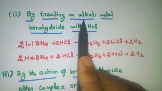 Synthesis of Diborane  different methods [upl. by Weide]