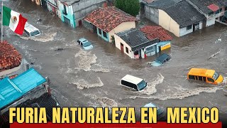 ¡Mexico ¡La furia de la naturaleza en Colima El arroyo se desbordó y todo se hundió [upl. by Brooks3]