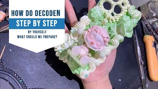 Decoden DIY Whipped Cream Resin Phone Case  Complete StepbyStep Tutorial for Beginners [upl. by Eustazio]