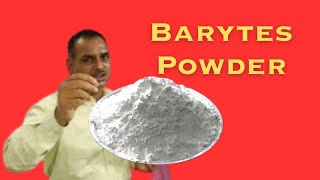 Barytes Powder  White Barytes Powder [upl. by Pilihp160]