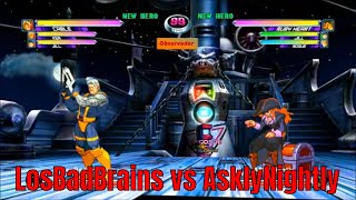 Mvc2 LosBadBrains vs AskyNightly  030824 FREEMVC2 PSN COOL Great Games CASUALS [upl. by Dnomaid]