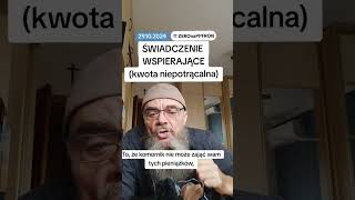 ŚWIADCZENIE WSPIERAJĄCE kwota niepotrącalna [upl. by Deaner]