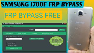 Samsung j700f frp bypass free tool [upl. by Rostand]