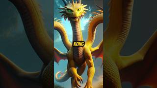 Ghidorah El Rey De Los Monstruos  🤯🤯 godzillacartoon godzillakong [upl. by Tnias405]