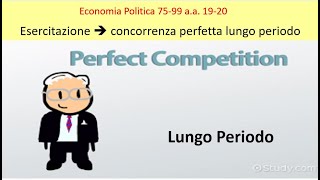 ET6 Concorrenza perfetta esercitazione lungo periodo [upl. by Ynotna]