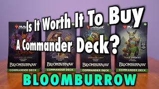 Is It Worth It To Buy A Bloomburrow Commander Deck  Magic The Gathering [upl. by Albin]