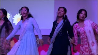 Solti Jiu Trishna Gurung and Trishuli Bagera Nepali Babu dance on Teachers Day United School [upl. by Zednanreh]