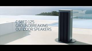 C SEED 125 Groundbreaking Outdoor Speakers [upl. by Farlie668]