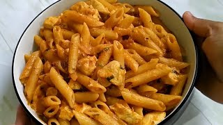 One Pan Chicken PastaOne Pot Spicy Chicken PastaEasy Pasta RecipeEasy 15Minutes Meal Recipe [upl. by Alicirp]