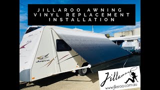 Jillaroo DIY Vinyl Replacement Awning Installation [upl. by Jami]