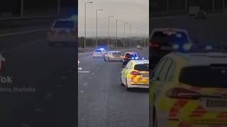 BMW driver arrested following police chase on M6 in Cheshire breakingnews warrington policechase [upl. by Alejandro]