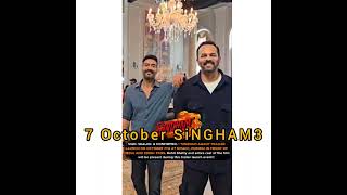 Singham 3 Trailer Release Time  Singham Again Official Trailer Latest Update  Ajay Devgen  Rohit [upl. by Ileana963]