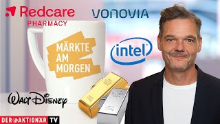 Märkte am Morgen Gold Silber Intel Disney Redcare Siemens Energy Vonovia Infineon BASF [upl. by Quarta719]