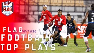 Flag Football Top Plays Michael Vick Ochocinco Nate Robinson and More  NFL [upl. by Swain675]