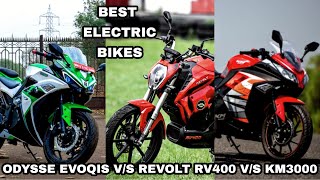 Odysse Evoqis and Revolt RV400 and KM3000  Comparison video  best vs best [upl. by Angelis5]