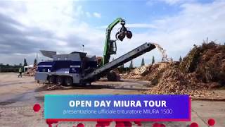 Open Day Trituratore Lindner  Miura 1500  Tour 2018 [upl. by Oinotnaocram655]