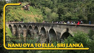 WHICH is the MOST SCENIC TRAIN RIDE in the WORLD I Nanu Oya to Ella SRI LANKA [upl. by Kernan]