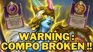 WARNING  COMPO BROKEN   Hearthstone Battlegrounds Top Europe [upl. by Asiek]