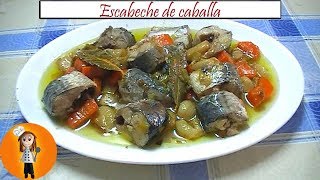 Escabeche de caballa  Receta de Cocina en Familia [upl. by Celina]