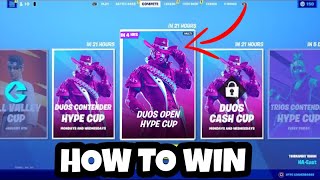 How To WIN The DUOS OPEN HYPE CUP GET TOP 1  2000 HYPE [upl. by Parrott]