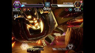 Prowl vs Necrotronus AM Fight Transformers Forged To Fight [upl. by Akcirehs]