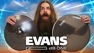 Evans dB One  Reduced Volume Drumheads amp Cymbals [upl. by Nodlew]