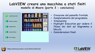 Creare una macchina a stati finiti con LabVIEW terza e ultima parte [upl. by Lennor]