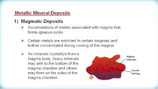 ES 3209 5 1 1 Economic Minerals and Mineral Deposits [upl. by Alston]