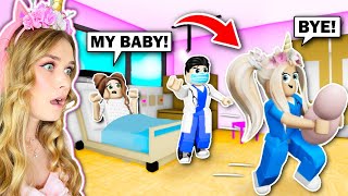 I Helped Her GIVE BIRTH Then I STOLE HER BABY In Brookhaven Roblox [upl. by Glanville]