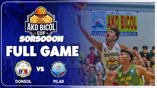 LIVE AKO BICOL CUP SORSOGON  GAME 2  DONSOL VS PILAR [upl. by Nuhs]