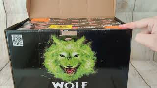 UNBOXING  Wolf Firework Fan Cake by Riakeo Fireworks [upl. by Sparhawk]