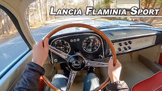 1959 Lancia Flaminia Sport Zagato 1 of 99  Rare Classic Test Drive POV Binaural Audio [upl. by Cleave]