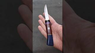 AVAILABLE Handmade Small EDC Carving knife Micarta Maple Buffalo horn [upl. by Anaele]