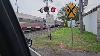 Amtrak CSX P050 at Old Gordonsville Road in Orange Va [upl. by Ecienaj476]