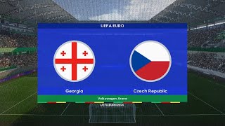 GRUZJA  CZECHY EURO 2024  SYMULACJA skrót [upl. by Figueroa]