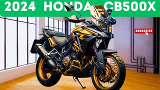 2024 Honda CB500X  Powerful  Agile  Features  Whats New [upl. by Kasevich]